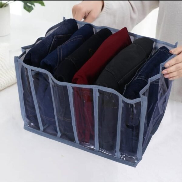 Foldable 6 Grid Cloth Storage Organizer
