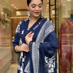 Blue kurta set