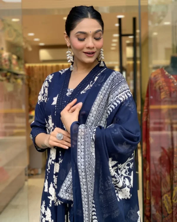 Blue kurta set