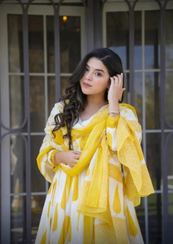 Cotton Anarkali Suit